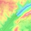 Kariba Dam topographic map, elevation, terrain