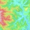 Castel Focognano topographic map, elevation, terrain