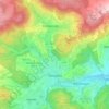 Oberaula topographic map, elevation, terrain