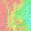 Ya'an topographic map, elevation, terrain