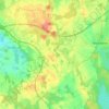 Zurow topographic map, elevation, terrain