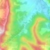 Poyols topographic map, elevation, terrain
