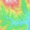 Gorno topographic map, elevation, terrain