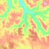 Merino topographic map, elevation, terrain