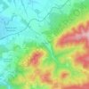 Chvalčov topographic map, elevation, terrain