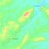 Papagaio topographic map, elevation, terrain