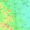 Zhumadian topographic map, elevation, terrain