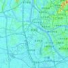 Liwan District topographic map, elevation, terrain