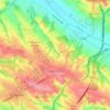 Castelmaurou topographic map, elevation, terrain