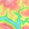 Périgny topographic map, elevation, terrain