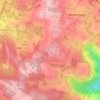 Industrial topographic map, elevation, terrain