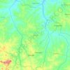 Iganga topographic map, elevation, terrain