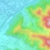 Suggental topographic map, elevation, terrain