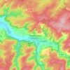 Voulaines-les-Templiers topographic map, elevation, terrain