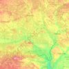 Гомельская область topographic map, elevation, terrain