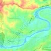 Karana Downs topographic map, elevation, terrain