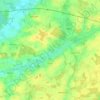 Farven topographic map, elevation, terrain