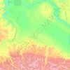 Arctic Red River topographic map, elevation, terrain
