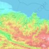 Ordu topographic map, elevation, terrain