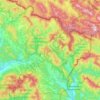 Bezirk Snina topographic map, elevation, terrain