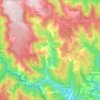 Malarce-sur-la-Thines topographic map, elevation, terrain