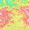 La Pernía topographic map, elevation, terrain