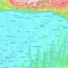 Surma River topographic map, elevation, terrain