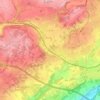 Saint-Cassien topographic map, elevation, terrain