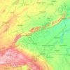 Bundi topographic map, elevation, terrain