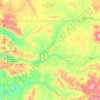 Moffat County topographic map, elevation, terrain