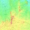 Chikkaballapura topographic map, elevation, terrain