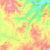 Saraykent topographic map, elevation, terrain