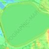 Riga Powerhouse reservoir topographic map, elevation, terrain