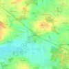 Kläden topographic map, elevation, terrain