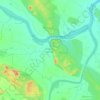 Manthani mandal topographic map, elevation, terrain