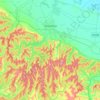 Grad Virovitica topographic map, elevation, terrain