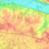 Athée-sur-Cher topographic map, elevation, terrain