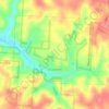 Shawnee topographic map, elevation, terrain