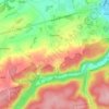 Pesche topographic map, elevation, terrain