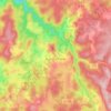 Dun-les-Places topographic map, elevation, terrain