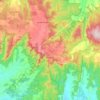 Kinglake topographic map, elevation, terrain