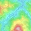 Campagne-sur-Aude topographic map, elevation, terrain