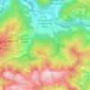 Valdaora topographic map, elevation, terrain