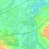 Kąty Wrocławskie topographic map, elevation, terrain