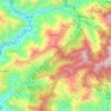Kalimpong - II topographic map, elevation, terrain