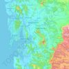 Mumbai Metropolitan Region topographic map, elevation, terrain