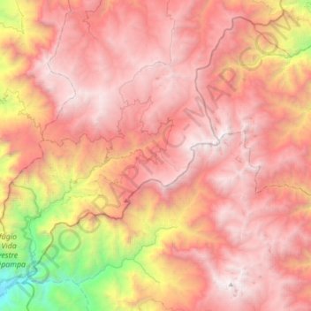 Incahuasi topographic map, elevation, terrain