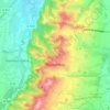 Puydarrieux topographic map, elevation, terrain