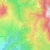 Bustanico topographic map, elevation, terrain