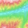 Commezzadura topographic map, elevation, terrain